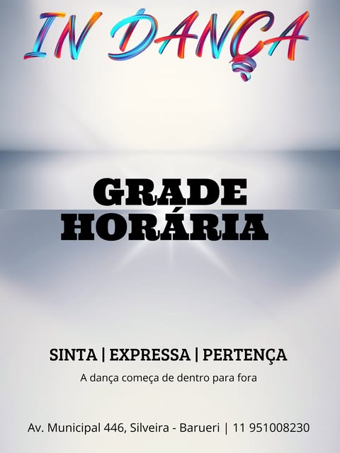 Grade horaria no Instagram
